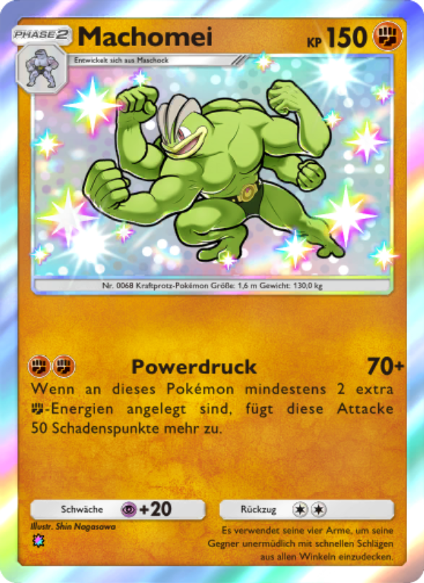 Machomei 225 — Celestial Guardians (German Pokémon TCG card)