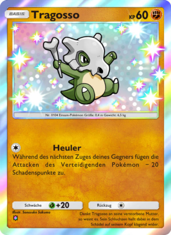 Tragosso 226 — Celestial Guardians (German Pokémon TCG card)