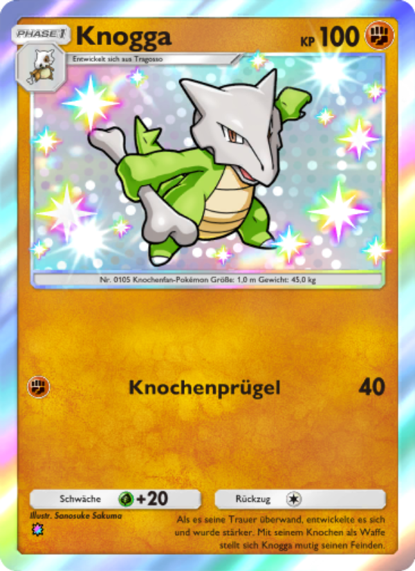 Knogga 227 — Celestial Guardians (German Pokémon TCG card)
