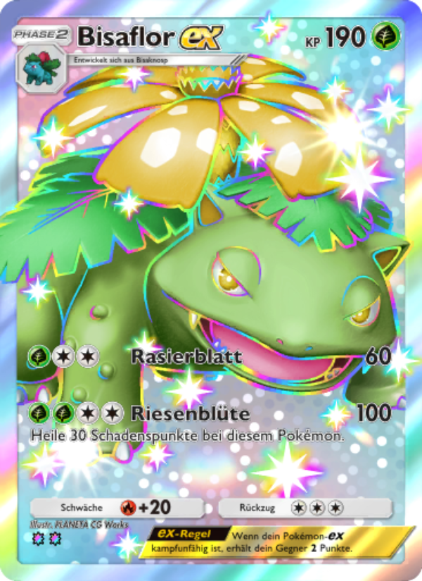 Bisaflor-ex 230 — Celestial Guardians (German Pokémon TCG card)