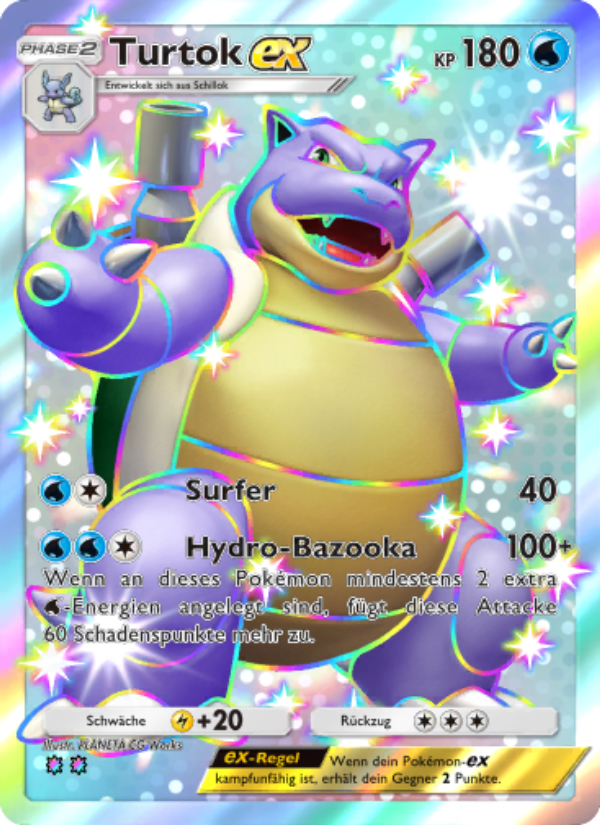 Turtok-ex 232 — Celestial Guardians (German Pokémon TCG card)