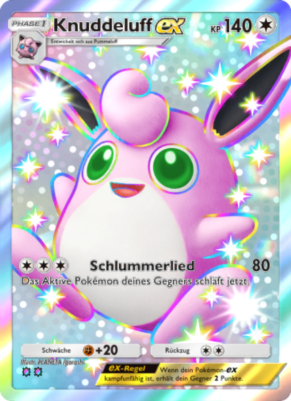 Knuddeluff-ex 237 — Celestial Guardians (German Pokémon TCG card)