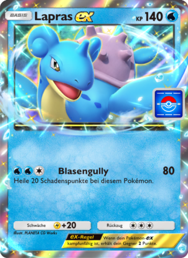 Lapras-ex 014 — Promos-A (German Pokémon TCG card)