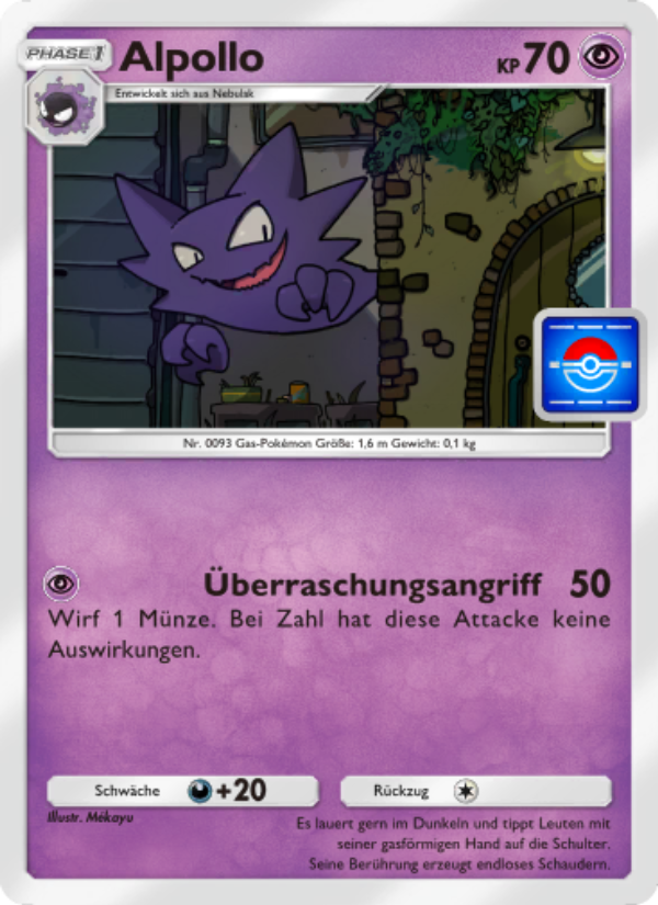 Alpollo 020 — Promos-A (German Pokémon TCG card)