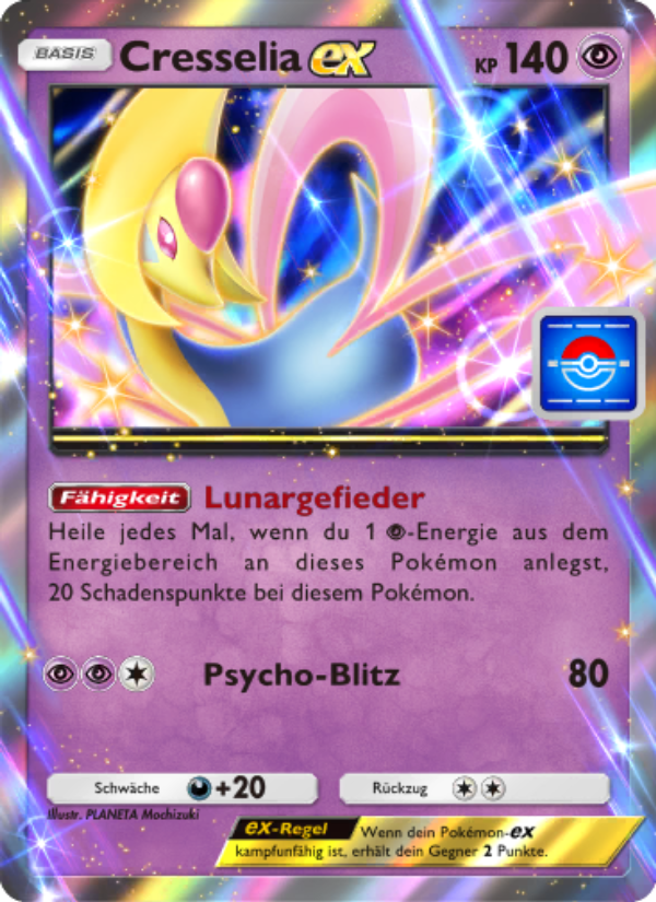 Cresselia-ex 037 — Promos-A (German Pokémon TCG card)