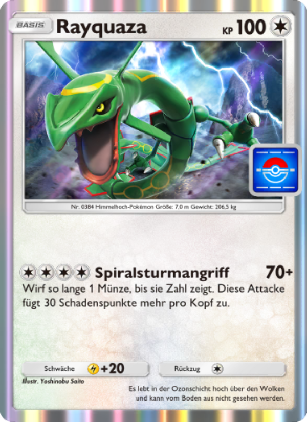Rayquaza 063 — Promos-A (German Pokémon TCG card)