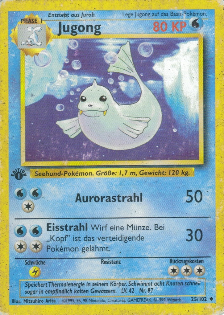 Jugong 25 — Base Set (German Pokémon TCG card)