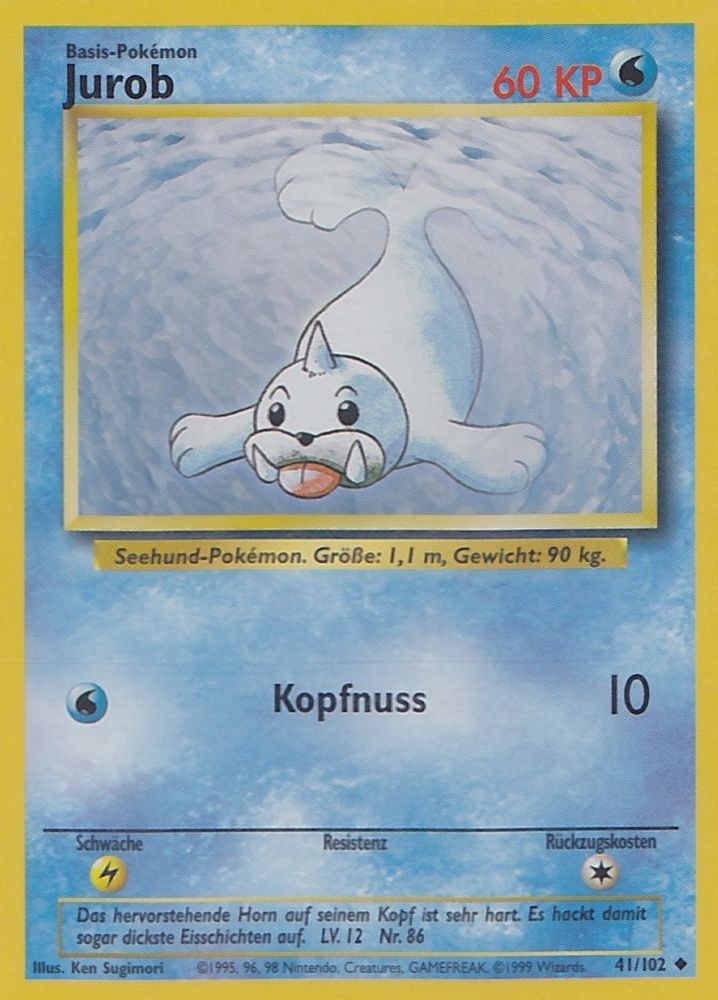 Jurob 41 — Base Set (German Pokémon TCG card)