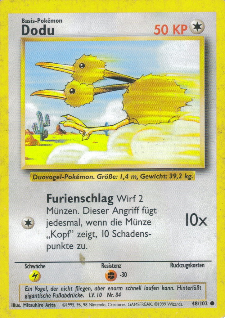 Dodu 48 — Base Set (German Pokémon TCG card)