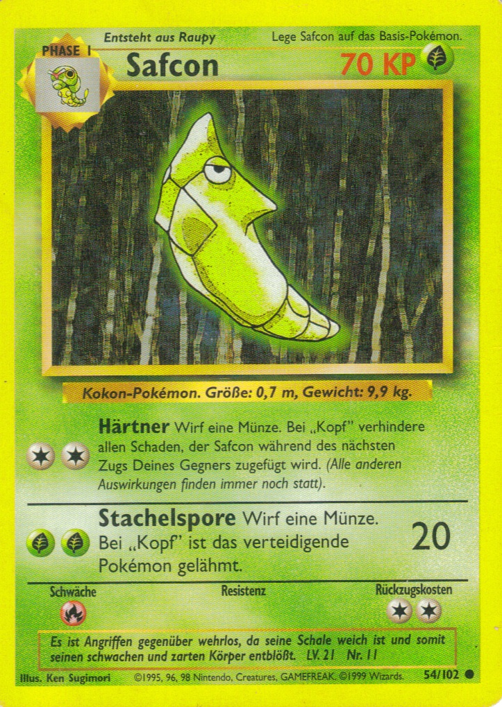 Safcon 54 — Base Set (German Pokémon TCG card)