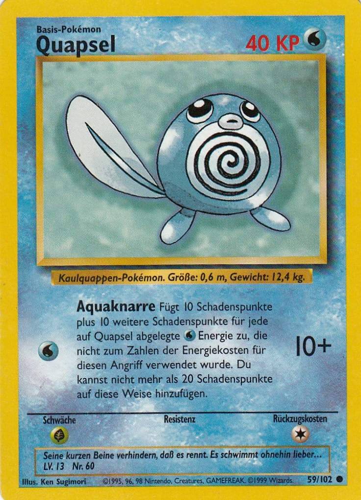 Quapsel 59 — Base Set (German Pokémon TCG card)