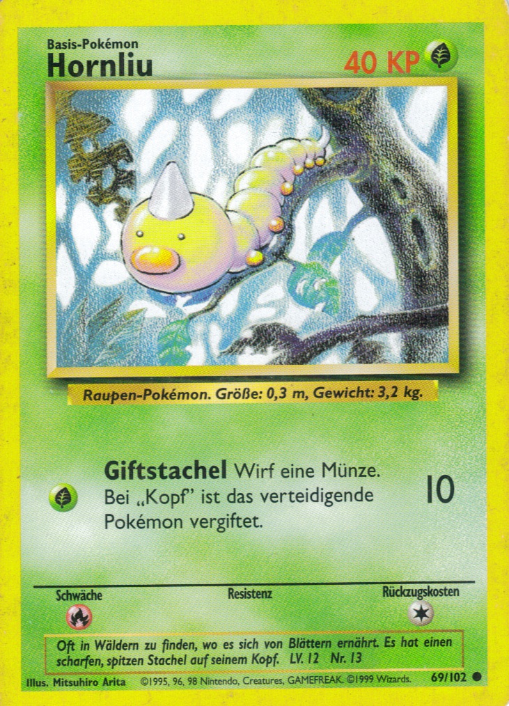 Hornliu 69 — Base Set (German Pokémon TCG card)