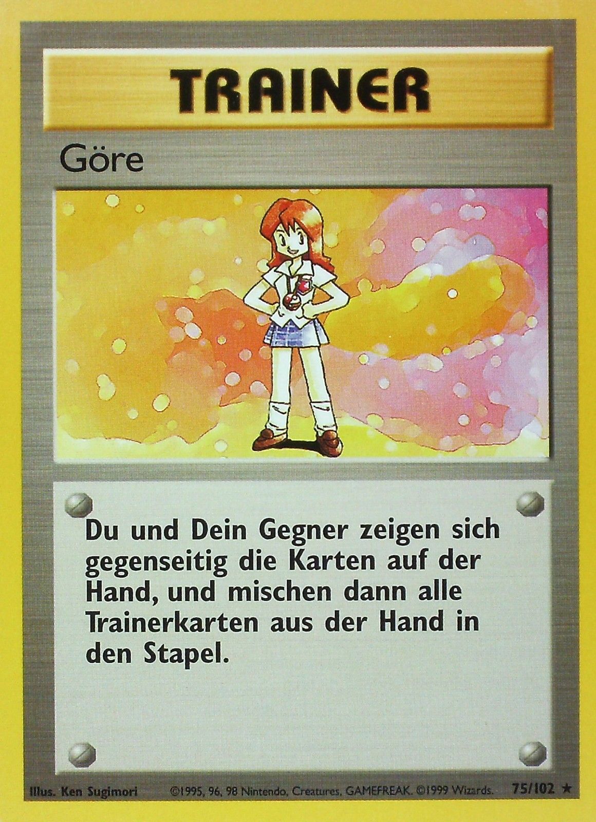Göre 75 — Base Set (German Pokémon TCG card)