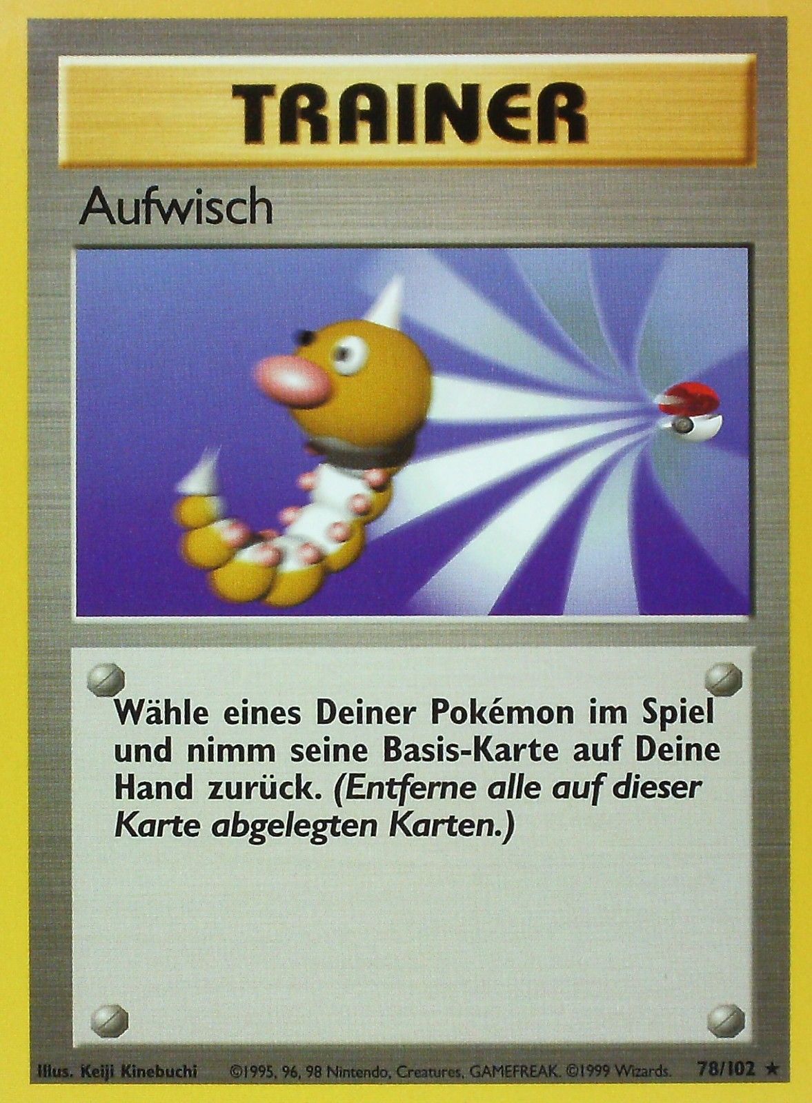 Aufwisch 78 — Base Set (German Pokémon TCG card)