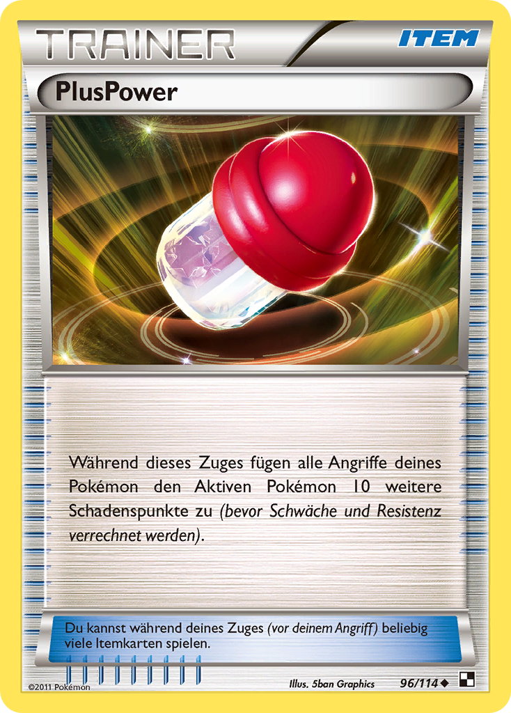 PlusPower 84 — Base Set (German Pokémon TCG card)