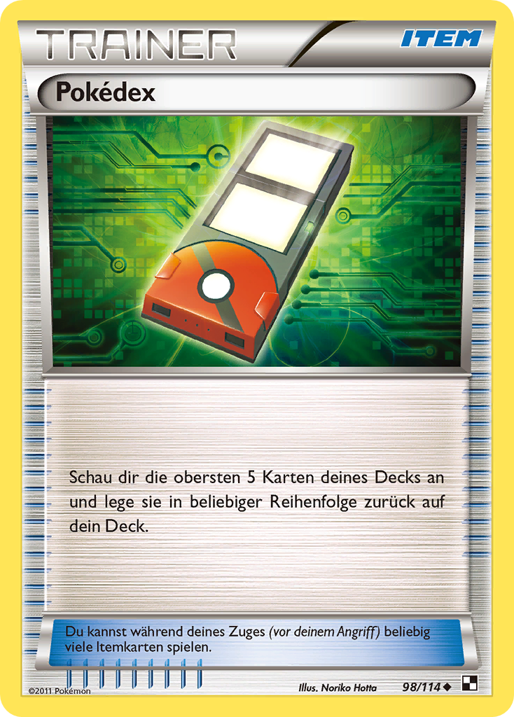 Pokédex 87 — Base Set (German Pokémon TCG card)