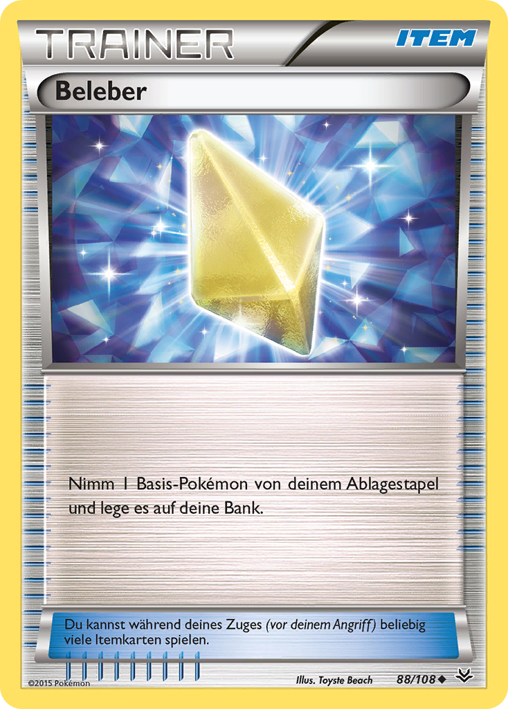 Beleber 89 — Base Set (German Pokémon TCG card)