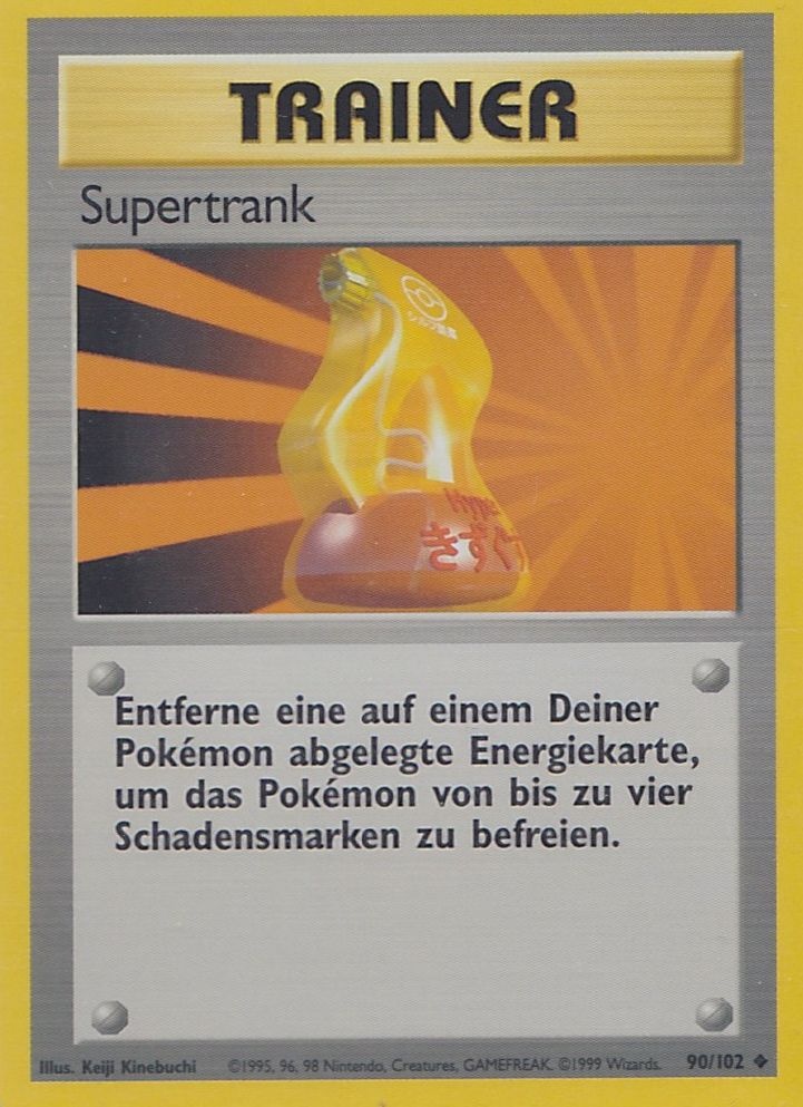 Supertrank 90 — Base Set (German Pokémon TCG card)