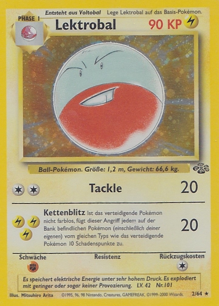 Lektrobal 18 — Jungle (German Pokémon TCG card)