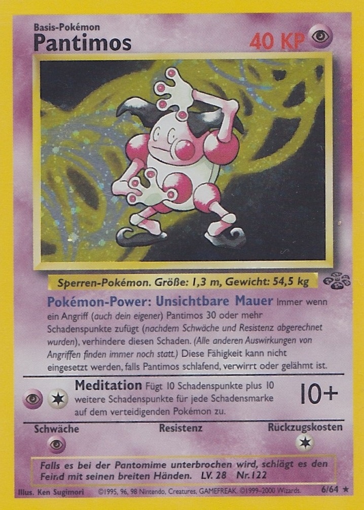 Pantimos 22 — Jungle (German Pokémon TCG card)