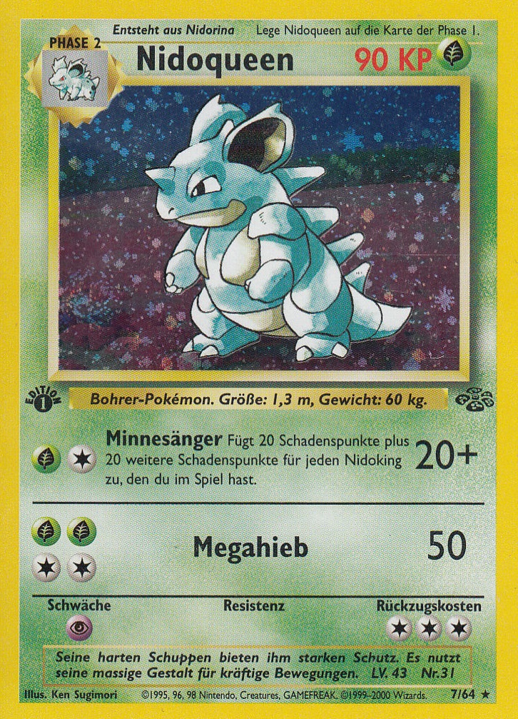 Nidoqueen 23 — Jungle (German Pokémon TCG card)