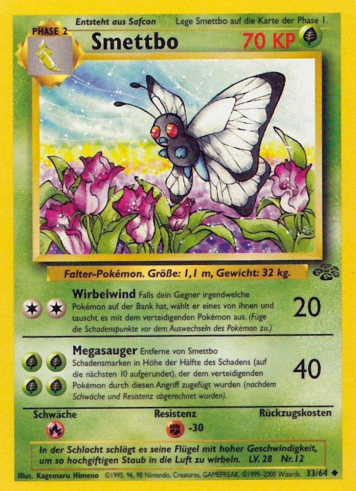 Smettbo 33 — Jungle (German Pokémon TCG card)