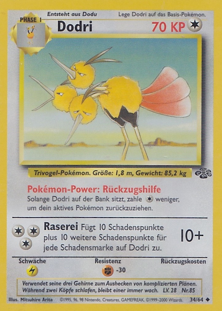 Dodri 34 — Jungle (German Pokémon TCG card)