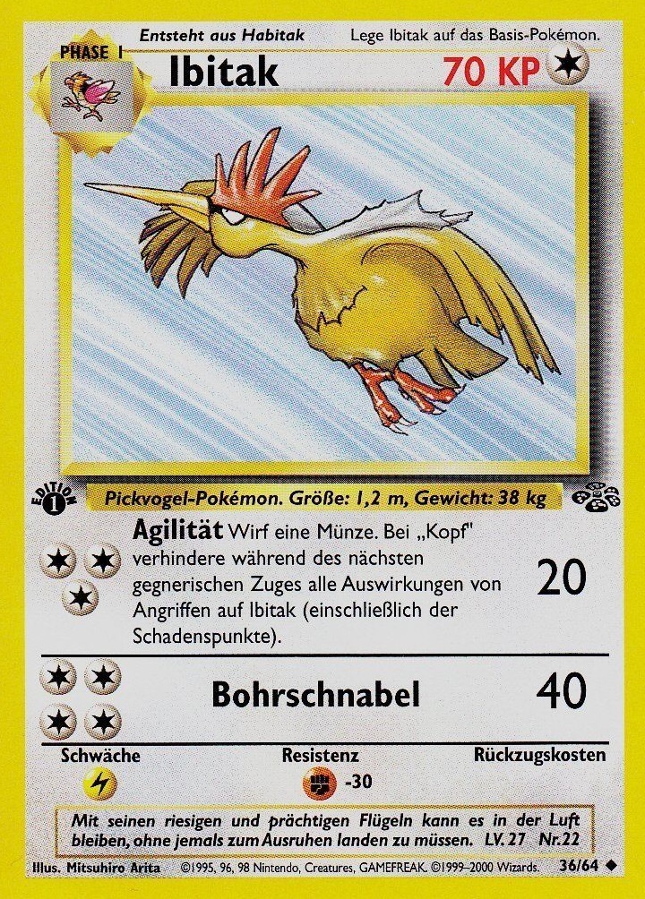 Ibitak 36 — Jungle (German Pokémon TCG card)