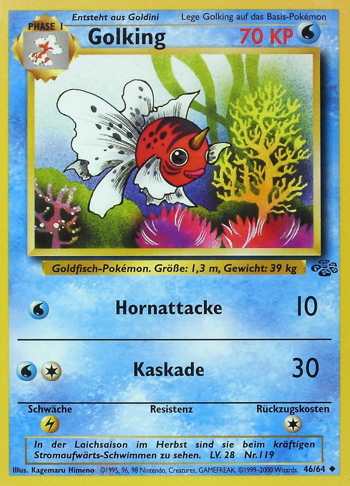Golking 46 — Jungle (German Pokémon TCG card)