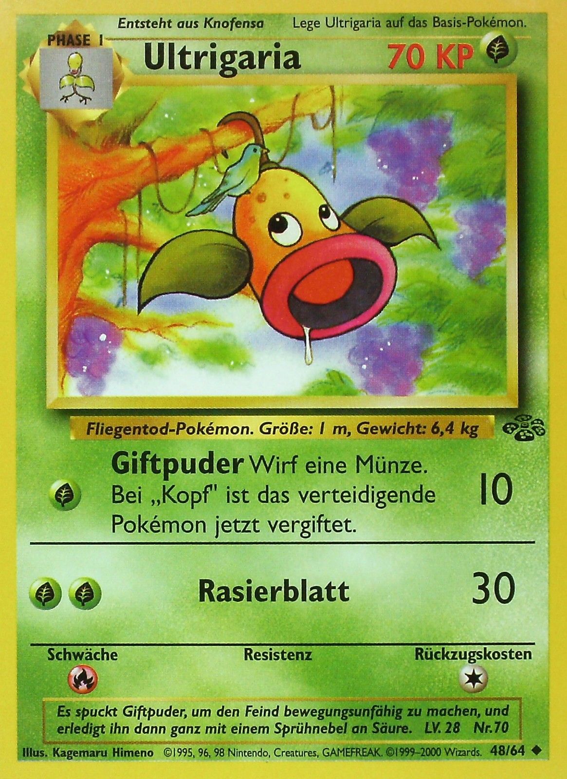 Ultrigaria 48 — Jungle (German Pokémon TCG card)