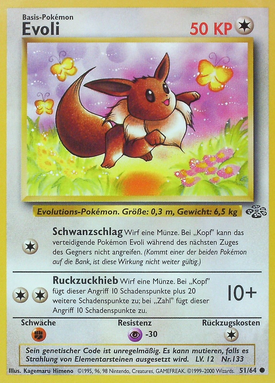 Evoli 51 — Jungle (German Pokémon TCG card)