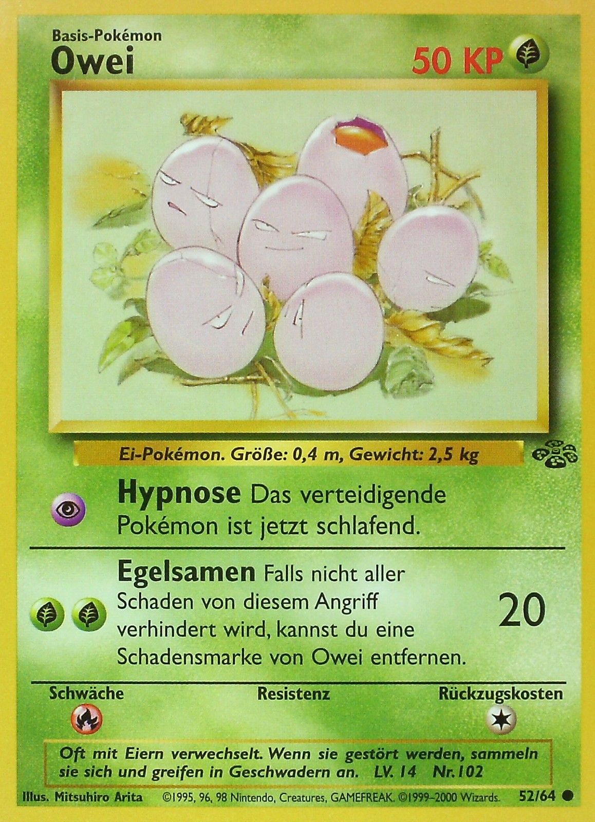 Owei 52 — Jungle (German Pokémon TCG card)