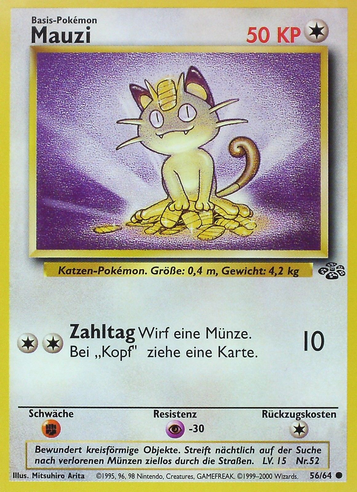 Mauzi 56 — Jungle (German Pokémon TCG card)