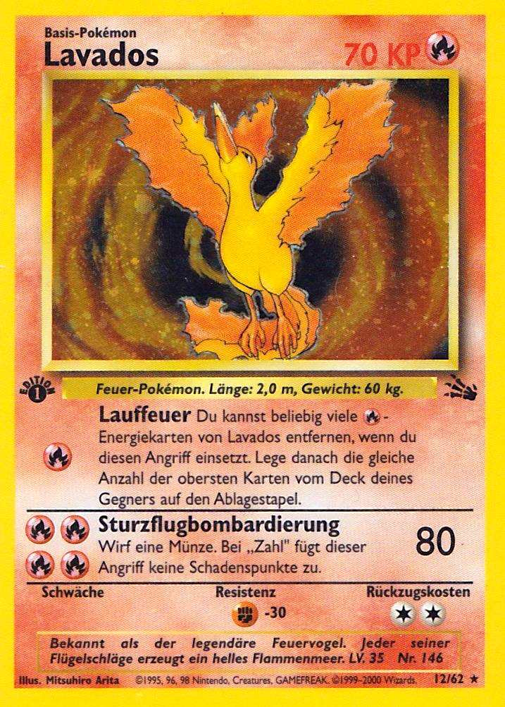 Lavados 27 — Fossil (German Pokémon TCG card)
