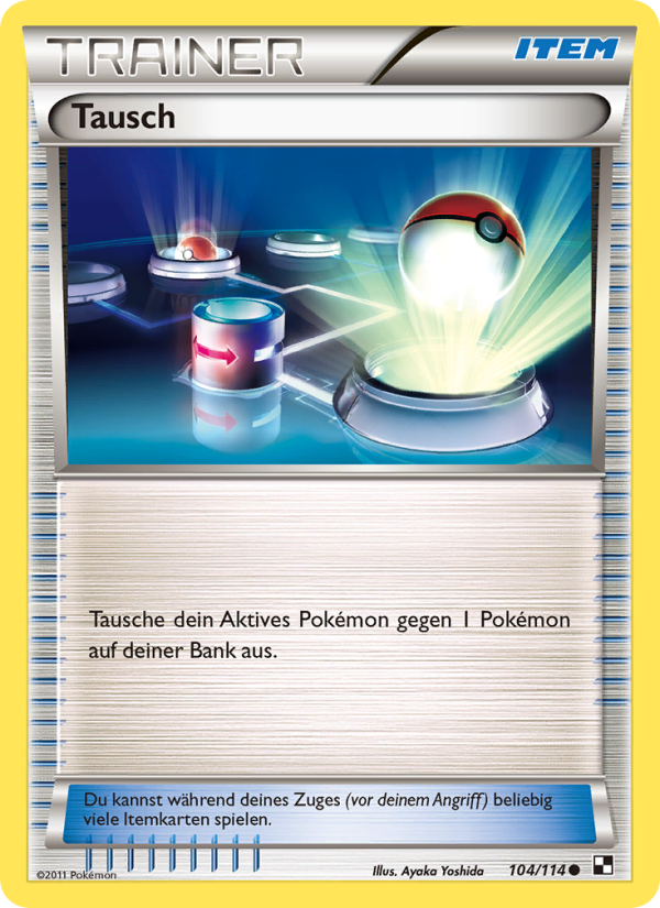 Tausch 104 — Black & White (German Pokémon TCG card)