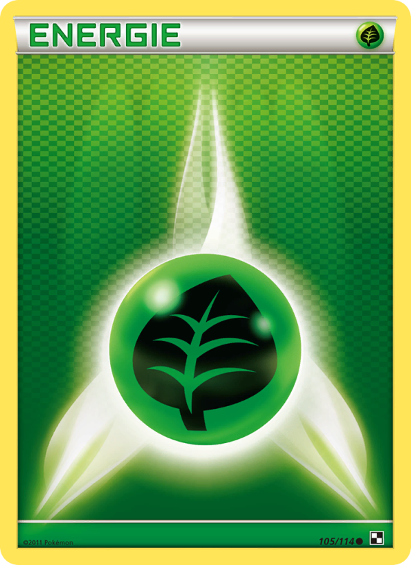 Pflanze-Energie 105 — Black & White (German Pokémon TCG card)