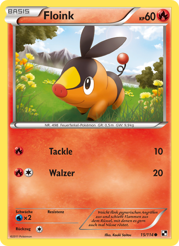 Floink 15 — Black & White (German Pokémon TCG card)