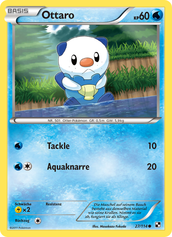Ottaro 27 — Black & White (German Pokémon TCG card)