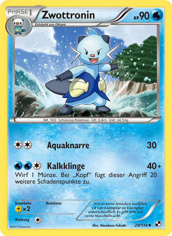 Zwottronin 29 — Black & White (German Pokémon TCG card)