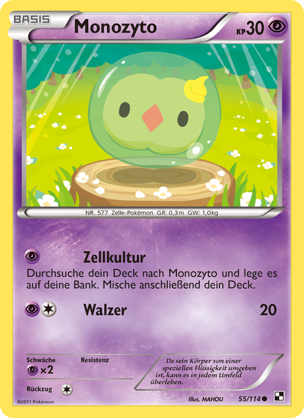 Monozyto 55 — Black & White (German Pokémon TCG card)