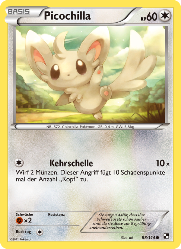 Picochilla 88 — Black & White (German Pokémon TCG card)