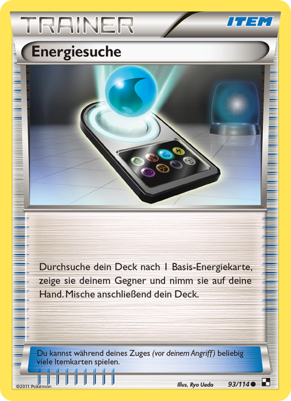 Energiesuche 93 — Black & White (German Pokémon TCG card)