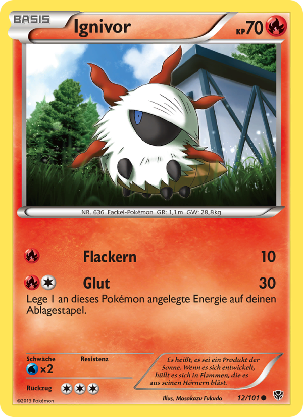 Ignivor 12 — Plasma Blast (German Pokémon TCG card)