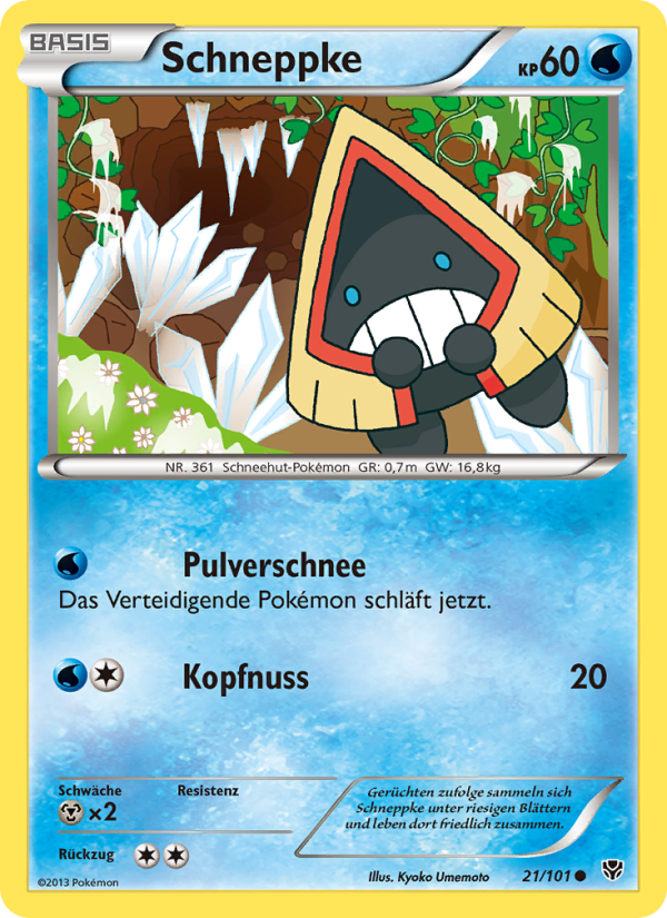 Schneppke 21 — Plasma Blast (German Pokémon TCG card)