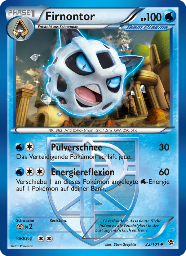 Firnontor 22 — Plasma Blast (German Pokémon TCG card)