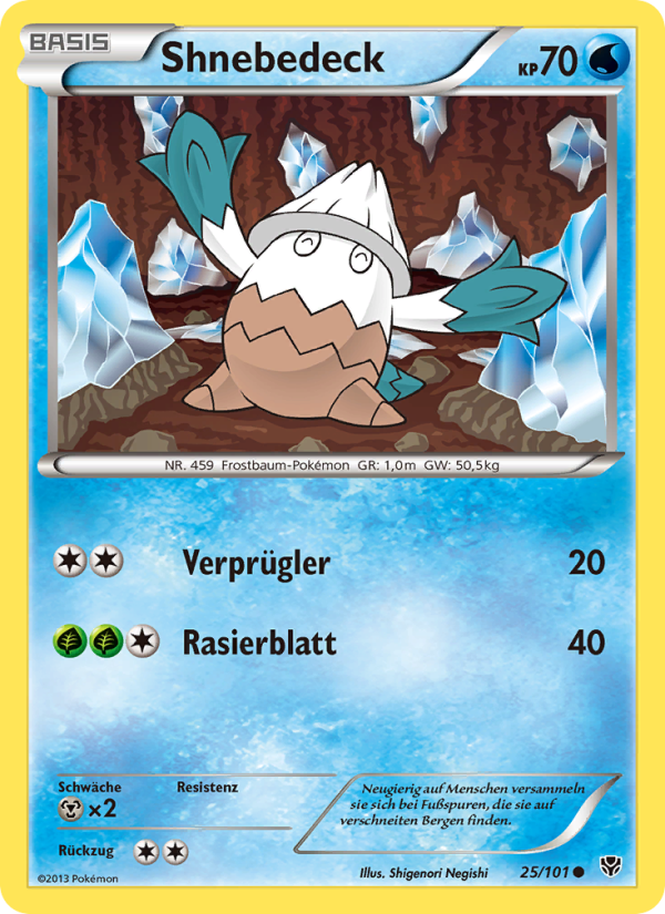 Shnebedeck 25 — Plasma Blast (German Pokémon TCG card)