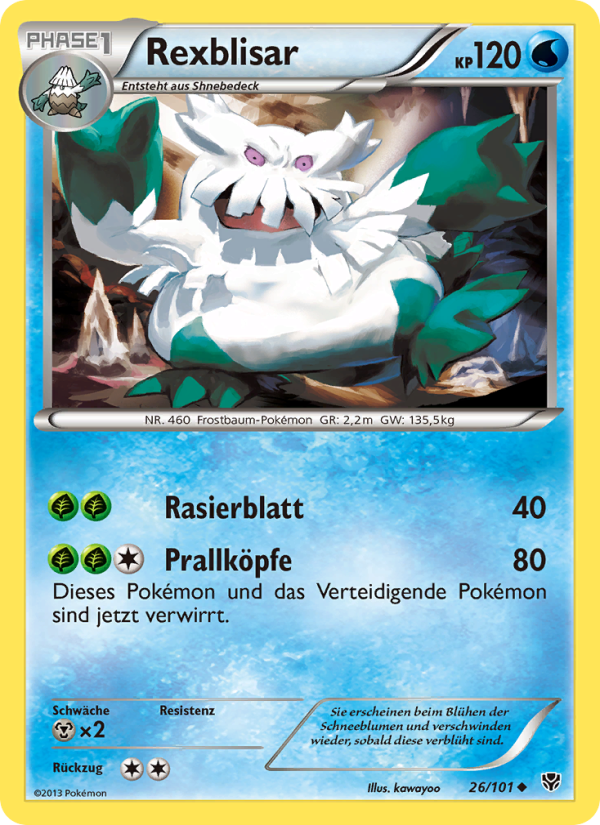 Rexblisar 26 — Plasma Blast (German Pokémon TCG card)