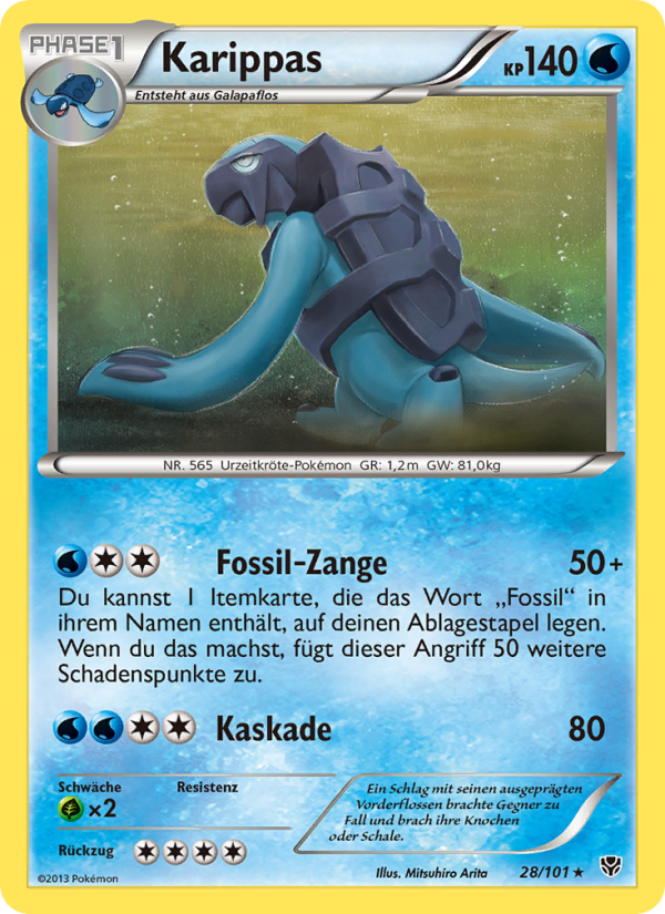 Karippas 28 — Plasma Blast (German Pokémon TCG card)