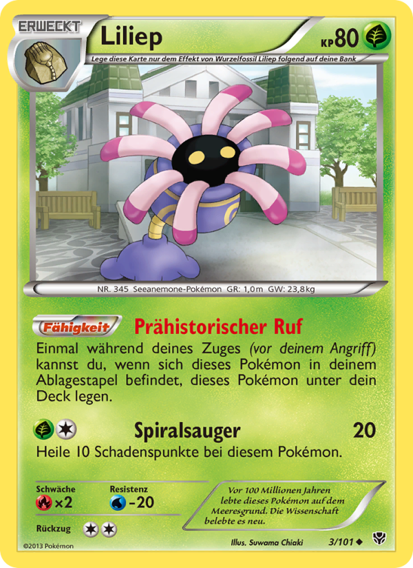 Liliep 3 — Plasma Blast (German Pokémon TCG card)
