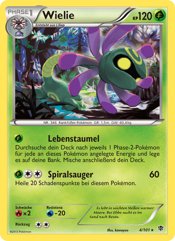 Wielie 4 — Plasma Blast (German Pokémon TCG card)